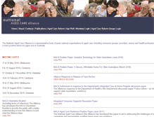 Tablet Screenshot of naca.asn.au